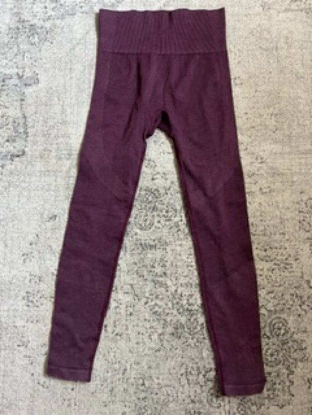 🧡3/$15 NWOT JoyLab High Waisted Ribbed Leggings Wine Red/Purple Women's S